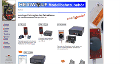 Desktop Screenshot of modellbahn.heisswolf.net
